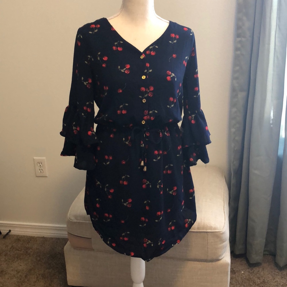 Beautiful cherry print dress